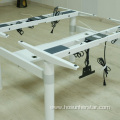 Face to face double lifting table stand